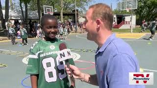 Jeremy Ruckert, Jets tight end and Lindenhurst native, hosts Massapequa Park PAL football camp