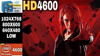 Control | Intel HD Graphic 4600 | i5-4460 | 16GB RAM | Benchmark