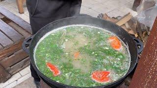 Pike perch soup - a well of CALOGENE! Delicious MEDICINE for joints)