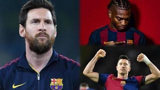 Messi return to Barcelona, Rapha Leao and Jonathan David to Barca, Lewandowski renewal to stop Barca