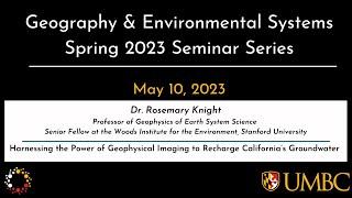 Spring 2023 GES Seminar with Dr. Rosemary Knight