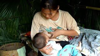 Single mother builds bamboo house and sells star fruit at market. Ly Thi Ngoan.