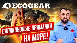 Силиконовые приманки для ловли на море! Ecogear Jukusei Aqua. Rockfishing