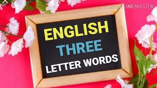 Three Letter Words In English# #Learning Words# Building Vocabulary#