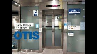 BRAND NEW Otis lift at Bright Hill MRT station ( Platform )