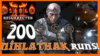 MORE GENEROUS than the Summoner... - 200 Nihlathak Runs - Diablo 2 Resurrected