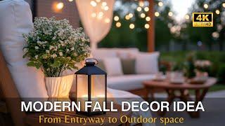 From Entryway to Outdoor Spaces: Modern Eco-Friendly Fall Decor Ideas for Every Corner of Your Home