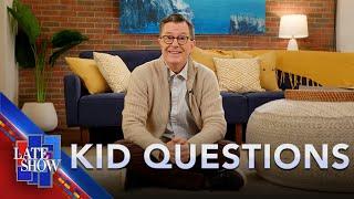 "How Does TV Work?" - Stephen Colbert Answers Real Questions From Real Kids