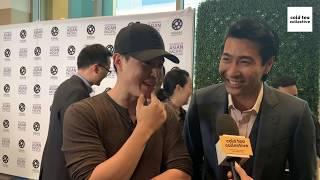 Chris Pang & Hayden Szeto on KBBQ, late night texts and Ross Butler's hair