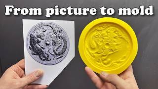 How to Make a Silicone Mold from Any PICTURE DIY