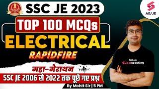 SSC JE Previous Year Question Paper Top 100 Electrical MCQs | SSC JE 2023 Electrical | By Mohit Sir