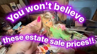 The cheapest estate sale ever! Owner wasn't happy but I'll make big money on eBay!