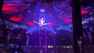 Julia Galenchyk Aerial net Palazzo Dinner show Basel 2022