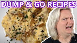 REACTING TO 6 "NEW" "DUMP AND GO" ROTISSERIE CHICKEN RECIPES