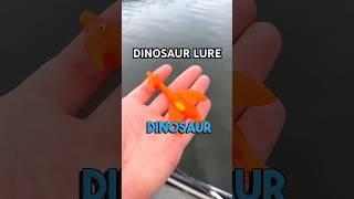 TOY DINOSAUR makes the PERFECT FISHING LURE #fishing #bassfishing #shorts