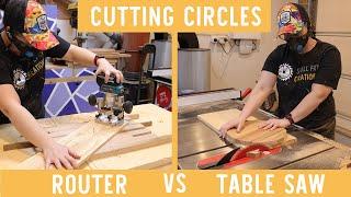 DIY | Circle Cutting for Beginners: Router vs. Tablesaw Techniques Compared