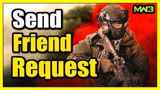 How to Add a Friend in Cod Modern Warfare 3 & Send Friend Request (Easy Tutorial)