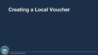 How to Create a Local Voucher in DTS