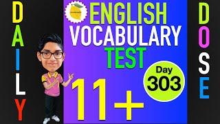 (Day 303) English vocabulary test with answers | 11 plus English Vocabulary | #Shorts #Lessonade