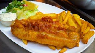 HAMBURGS PERLE | Das perfekte FISH and CHIPS | Backfisch mit Pommes | Beliebtes britisches Essen