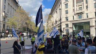 Watch live: Israel and Palestine Protest - London