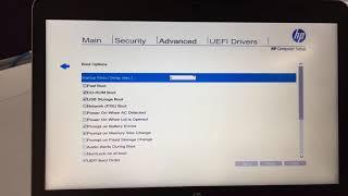 Enable UEFI HP 840 G3