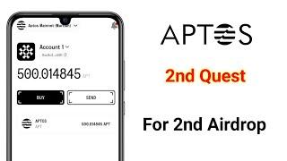 Aptos 2nd Airdrop || Quest 2 || A2Z process || Aptos Airdrop