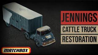 MATCHBOX Major Pack restoration: M7A Thames Trader & Jennings Cattle Truck trailer