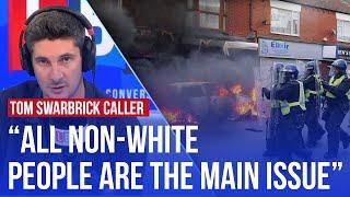 Tom Swarbrick vs participant of Middlesborough riot | LBC