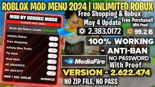 Roblox mod menu 2.624.524  Free robux and shopping | Fly, Speed & Unlimited Robux (2024)