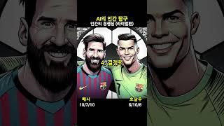 AI는 호날두와 메시 중 누구를 더 뛰어나다고 생각할까?