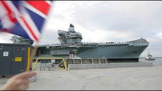 HMS Queen Elizabeth returns to Portsmouth Dec 10th 2018