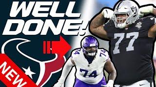 Houston Texans Just Made Multiple Big Moves In Free Agency!