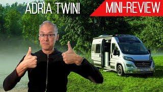 Mini-Review | 2019 Adria Twin Supreme | A Luxury Camper Van with an Innovative Bathroom!