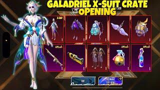  GALADRIEL X-SUIT CRATE OPENING IN BGMI | NEW X-SUIT CRATE OPENING UNLIMITED X-SUIT 