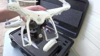 DJI Phantom with Zenmuse H3-2D Gimbal, FPV System, GPS Cellular Tracker