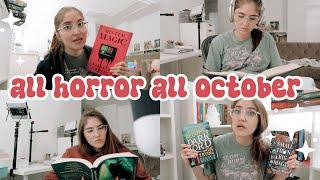 Reading ONLY Horror All October  reading vlog 006