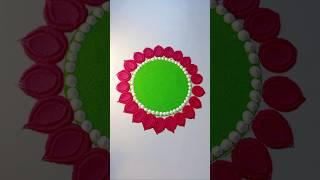 Easy Ram Navmi Rangoli // Navratri Rangoli Designs #ramnavami