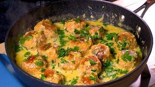 Meatballs with delicious sauce! Everyone who has children should know this recipe!