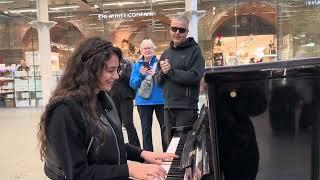 Beautiful Iranian Girl Discovers The Joy Of Piano