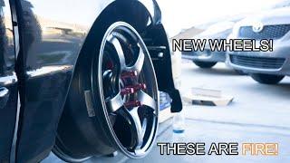 Racing Wheels on a Stance Car!