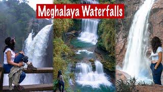 7 Waterfalls in Meghalaya in 4 Minutes!