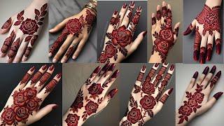 new beautiful rose mehndi designs #  mehndi ka design # simple mehndi design # mehndi