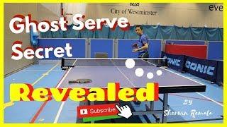 How to learn Ghost Serve | Back Spin in Table Tennis