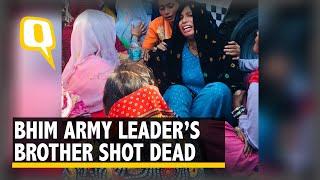 Angry Bhim Army Members Wait for a Showdown after Member Shot Dead