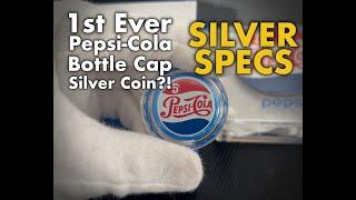 SILVER SPECS  Pepsi Cola Bottle Cap Proof Coin