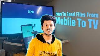 How to Send files from phone to tv | Share Photos, videos, Music files from mobile to tv