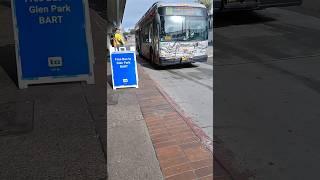 SF MUNI #8917 on 88 BART Shuttle at Daly City BART