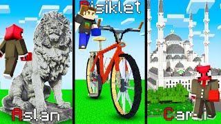 ALFABETİK SIRA YAPI KAPIŞMALARI - Minecraft