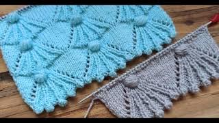 Fıstıklı saray süpürgesi modeli yapılışı ( yelek modelleri ) /Knitting pattern ,Strickmuster